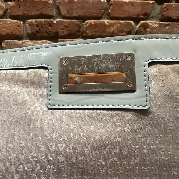Kate Spade Knightsbridge Doris Purse Gray Crocodile Crossbody/Top Hold Preloved - Picture 12 of 16